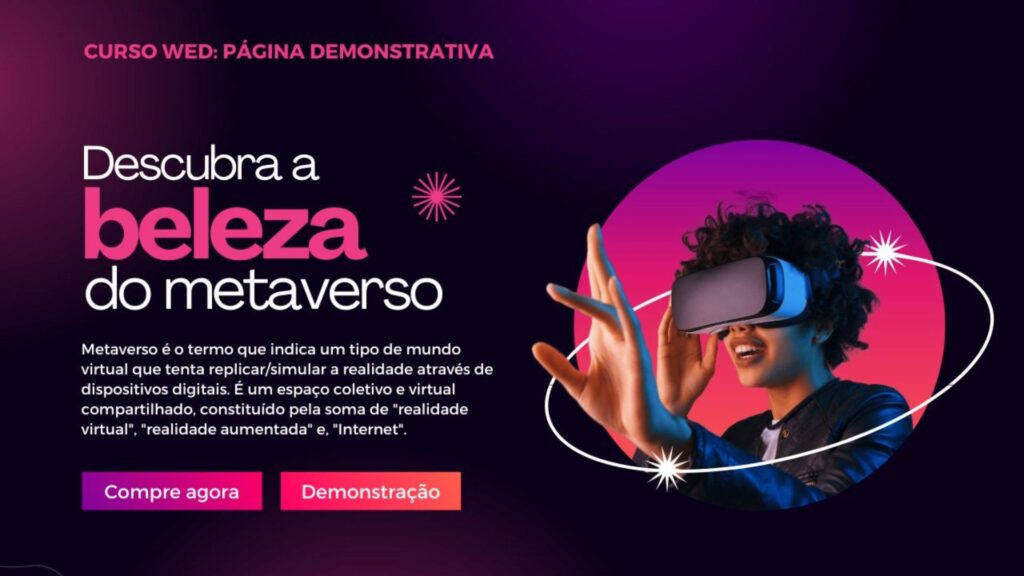 Primeira dobra "Metaverso"
