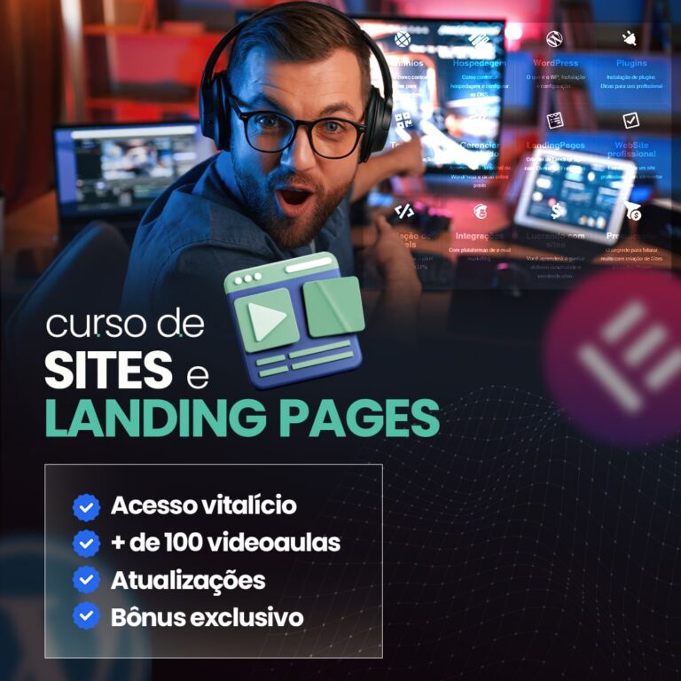 Curso de sites e landing pages com WordPress e Elementor