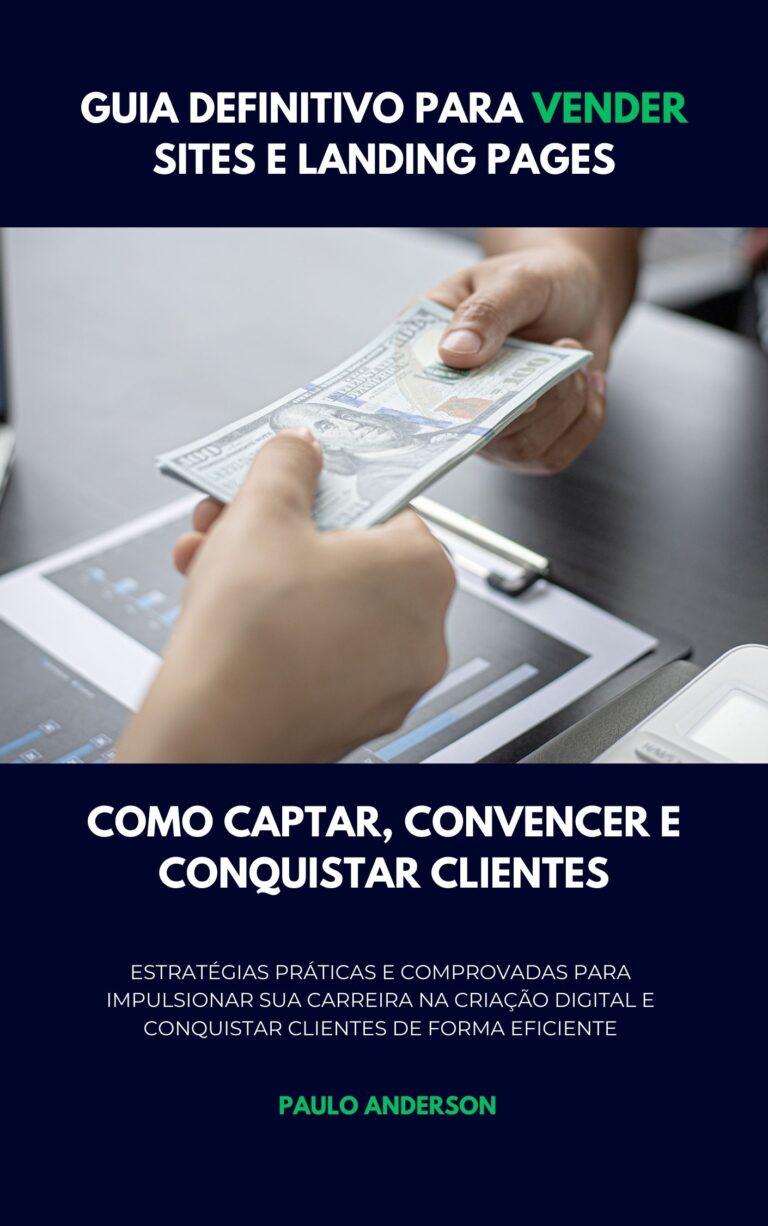 Capa do e-book Guia para vender sites e landing pages