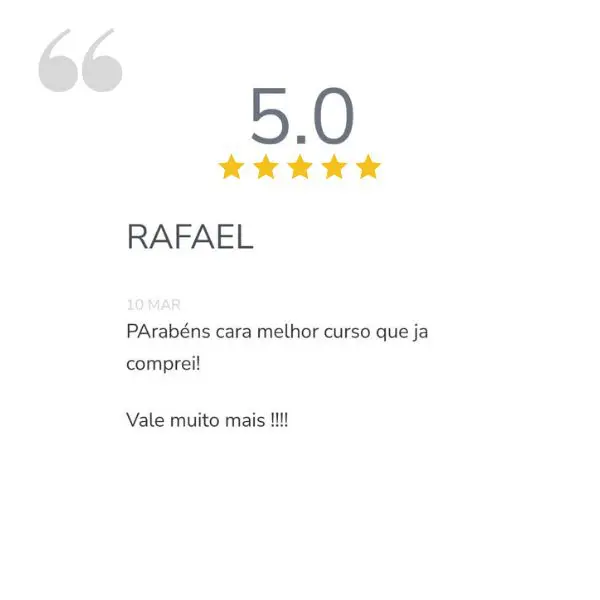 Depoimento de Rafael - Curso WED